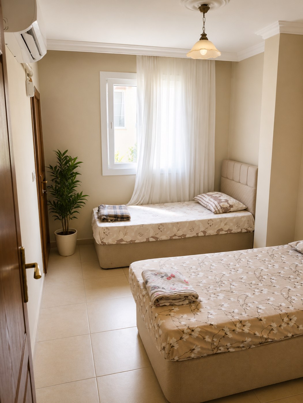 Oktay Apart Otel iki ayrı yataklı oda